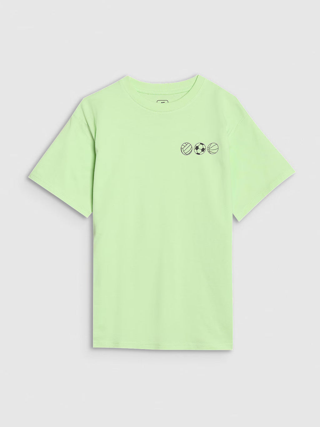 T-shirt oversize z nadrukiem chłopięcy