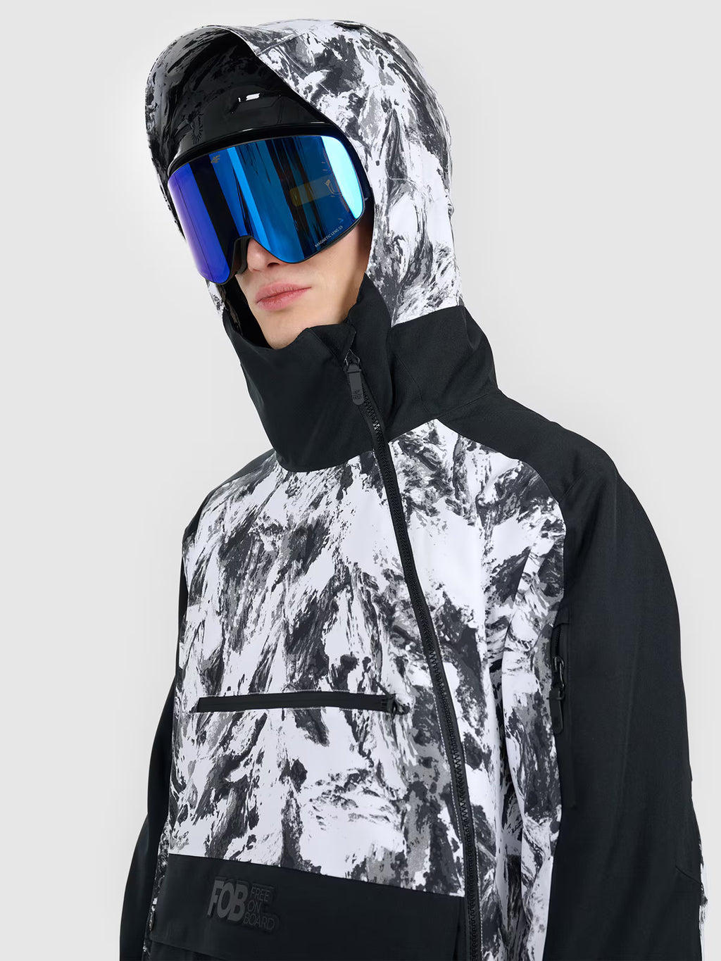Kurtka snowboardowa membrana 15000 męska