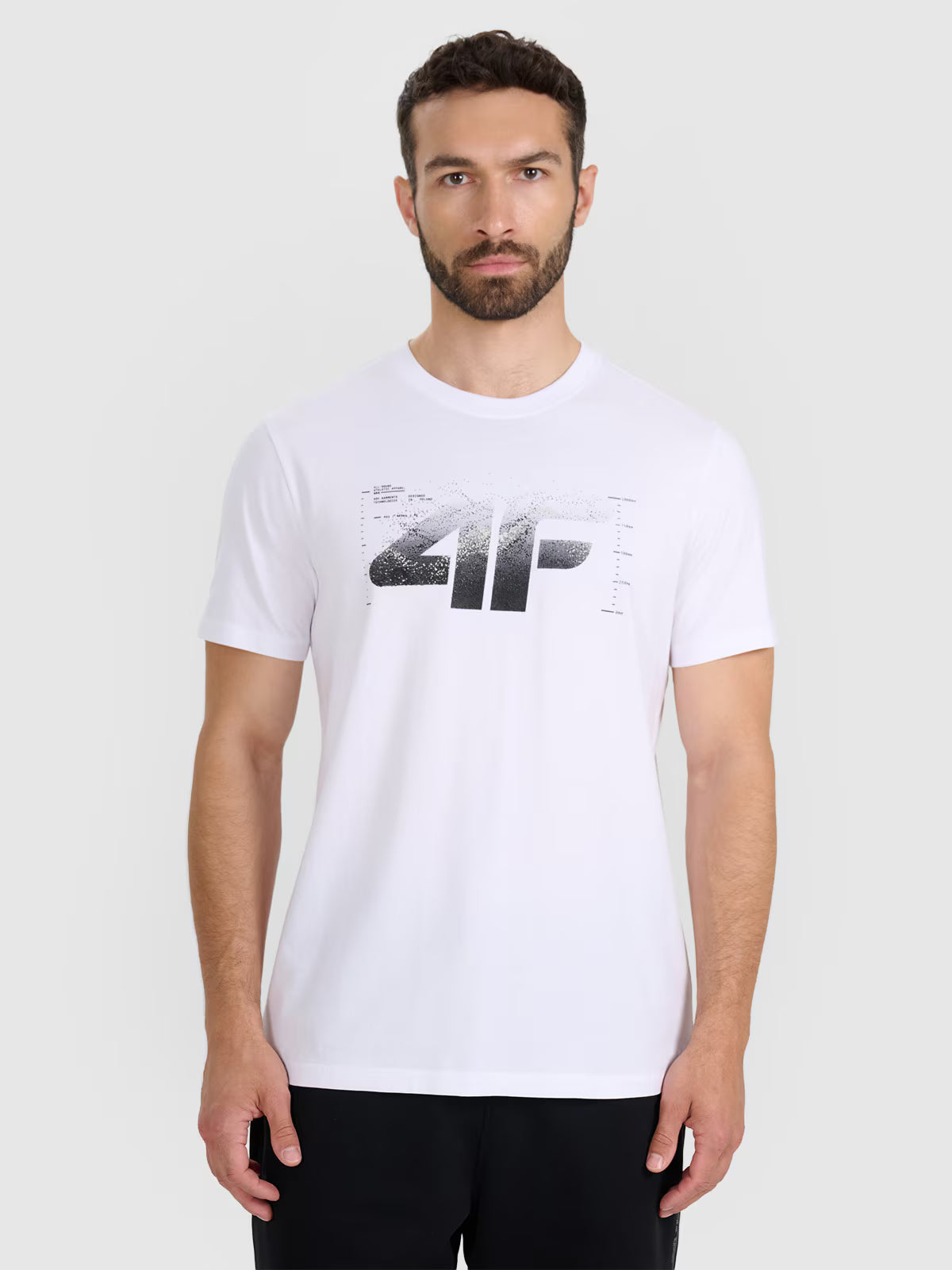 T-shirt regular z nadrukiem męski