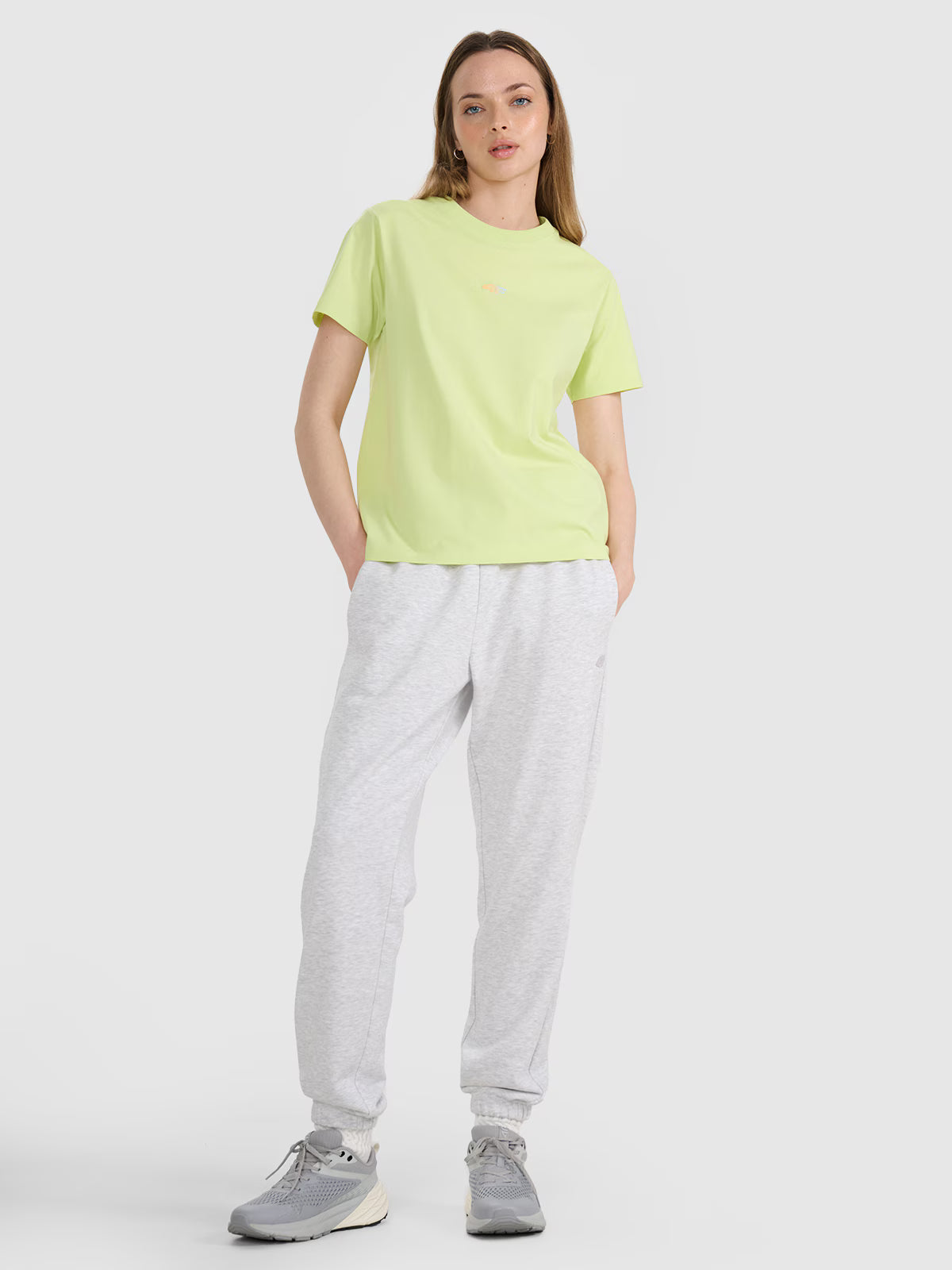 T-shirt oversize z nadrukiem damski