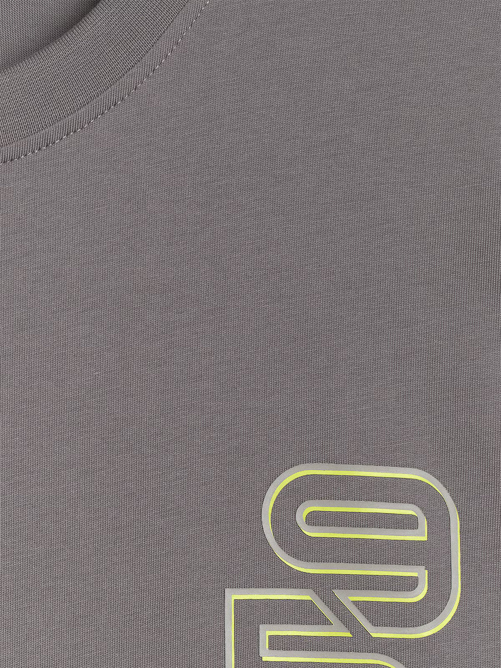 T-shirt oversize z nadrukiem męski