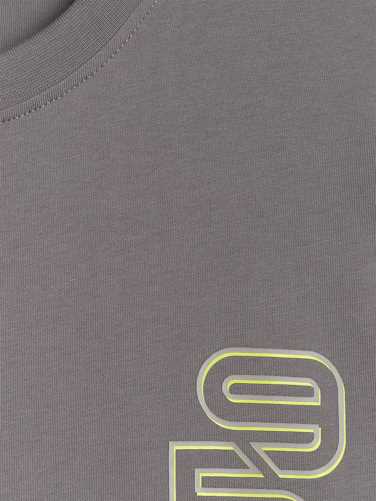 T-shirt oversize z nadrukiem męski