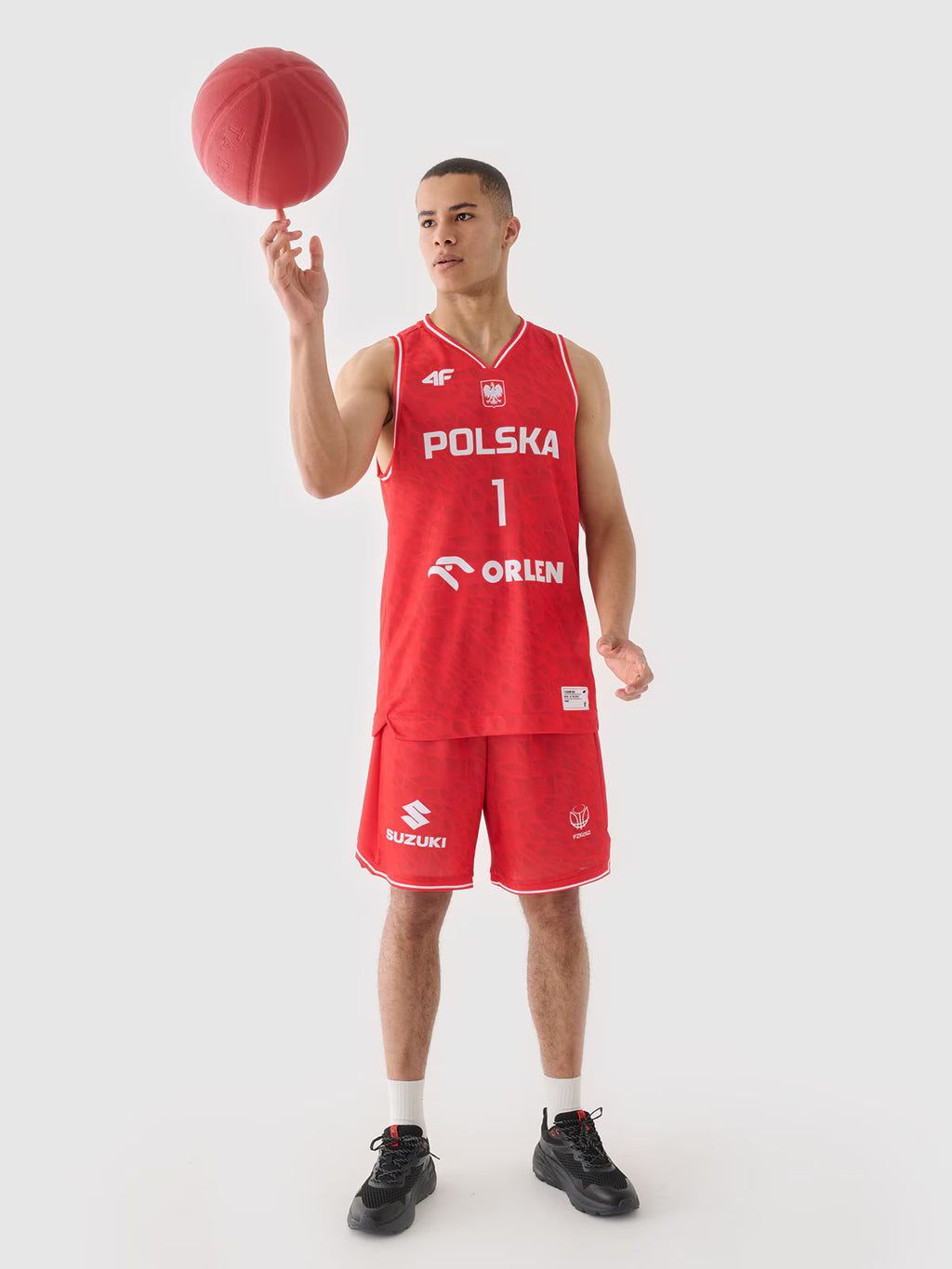 Koszulka reprezentacyjna męska 4F x PZKOSZ 2024 - SOCHAN