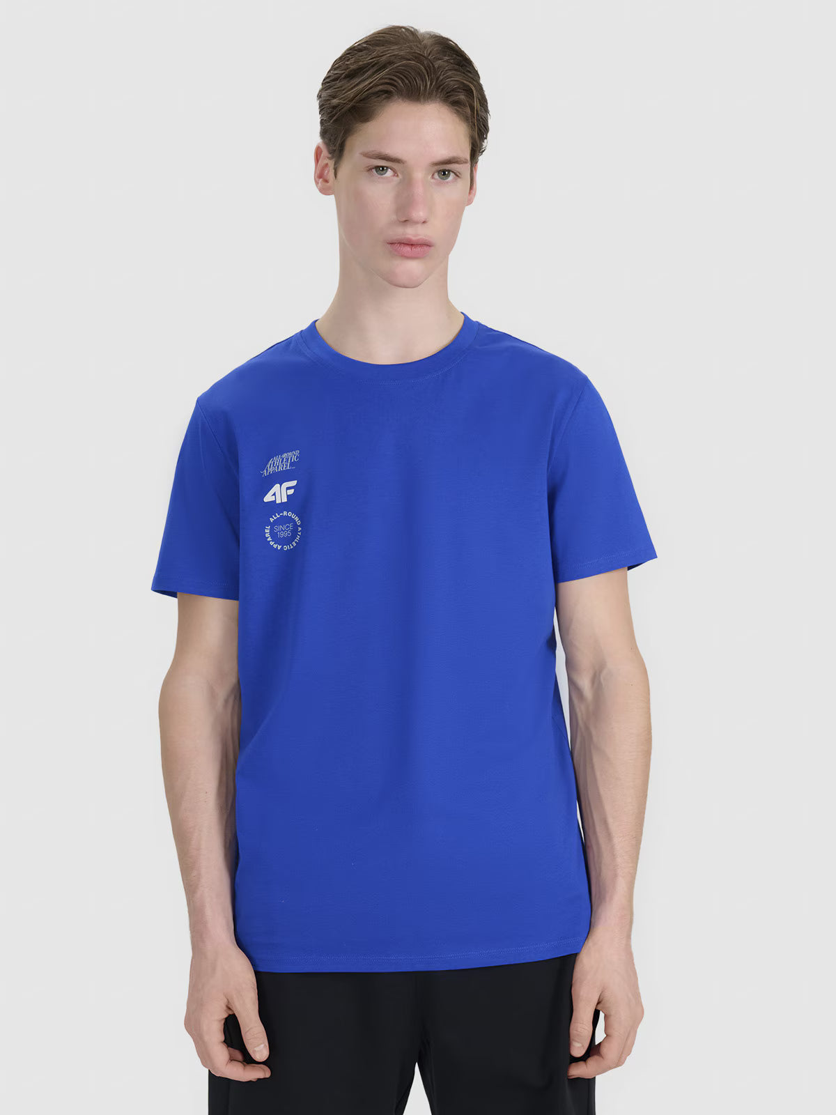 T-shirt regular z nadrukiem męski