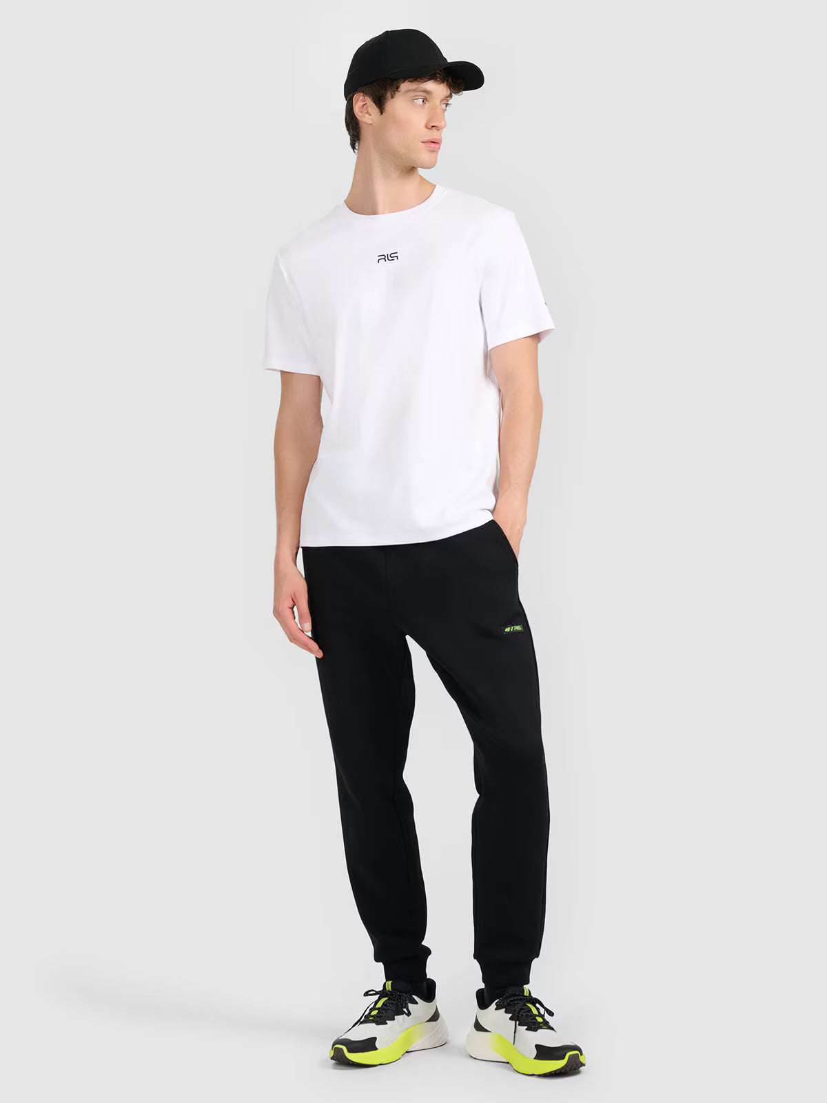 T-shirt regular z nadrukiem męski 4F x Robert Lewandowski