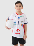 Koszulka meczowa replika domowa z sezonu 2024/2025 dziecięca 4F x Zaksa Kędzierzyn-Koźle - Kurek