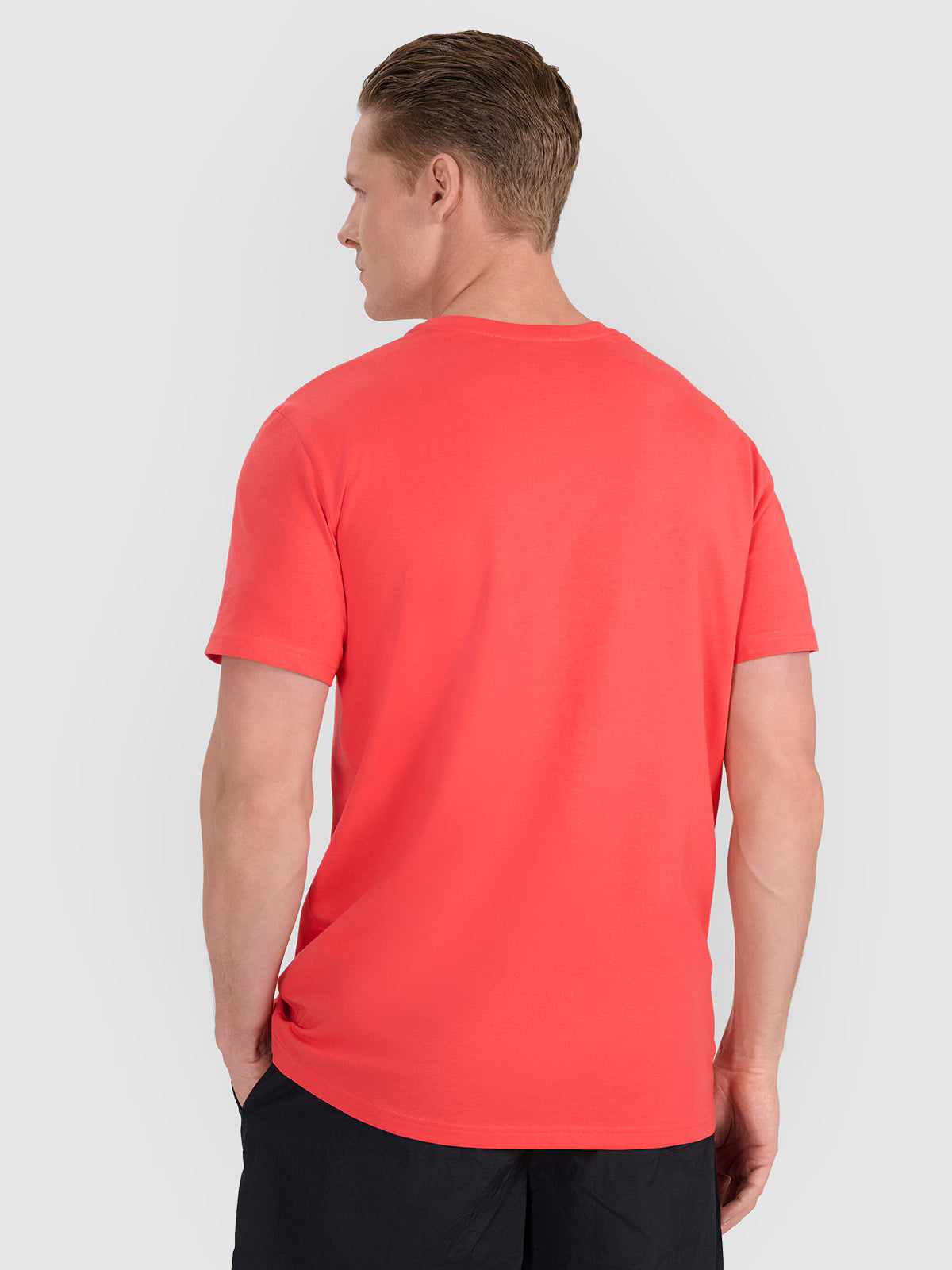 T-shirt regular z nadrukiem męski
