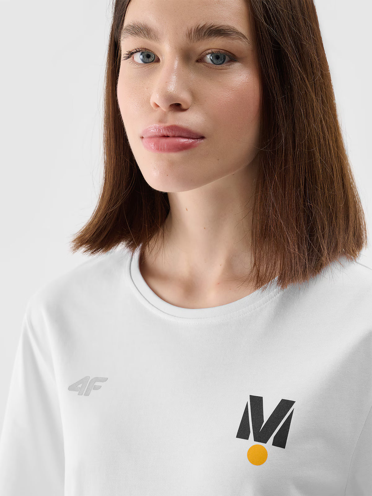T-shirt regular z nadrukiem uniseks 4F x Drift Masters