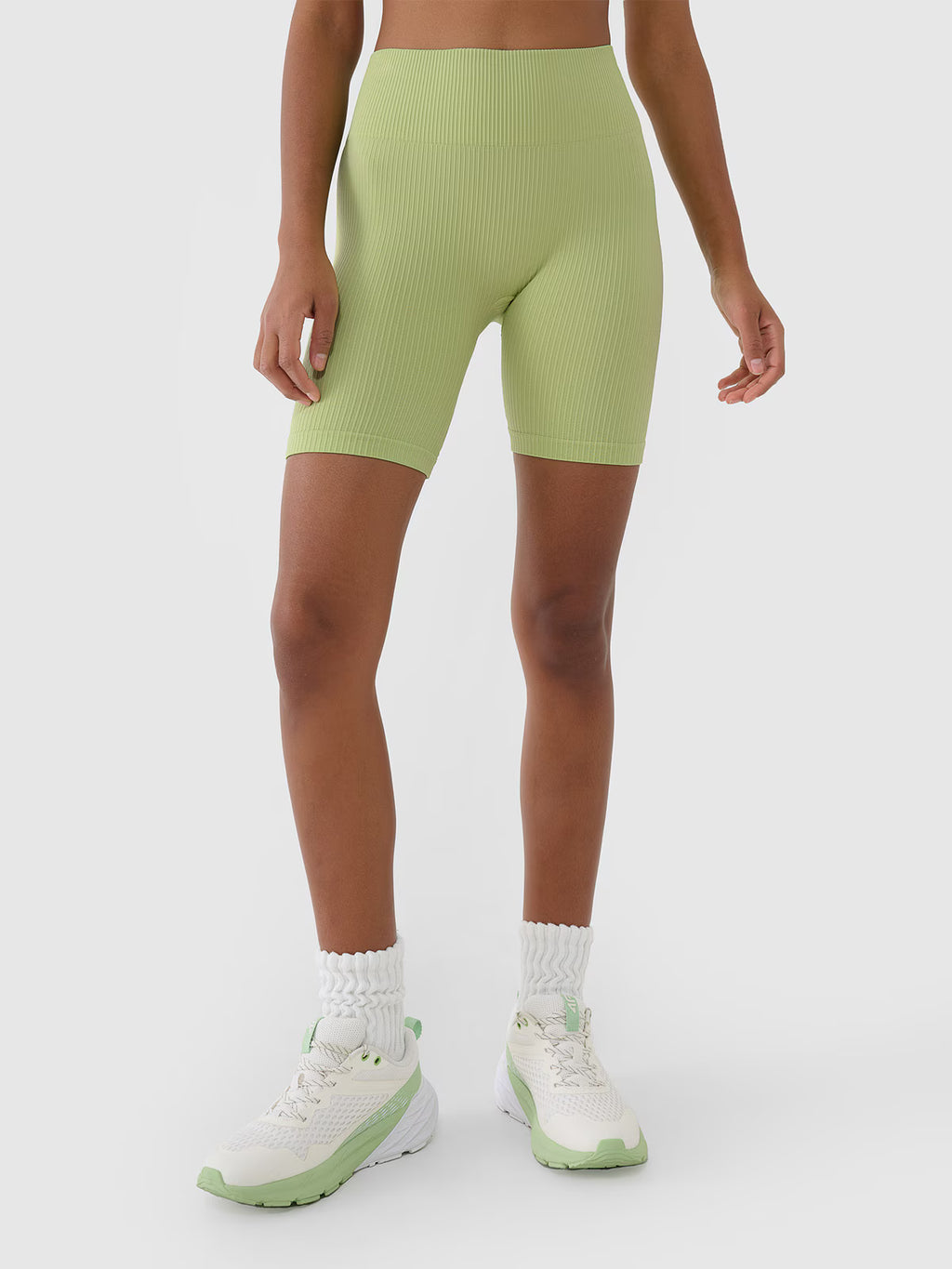 Legginsy kolarki bezszwowe treningowe damskie