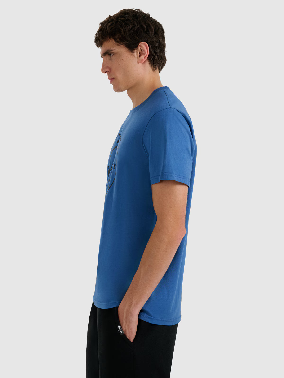 T-shirt regular z nadrukiem męski