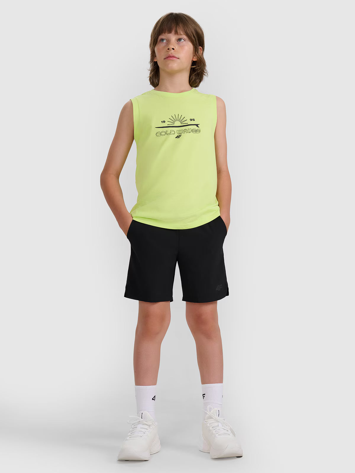 Tank top regular z nadrukiem chłopięcy