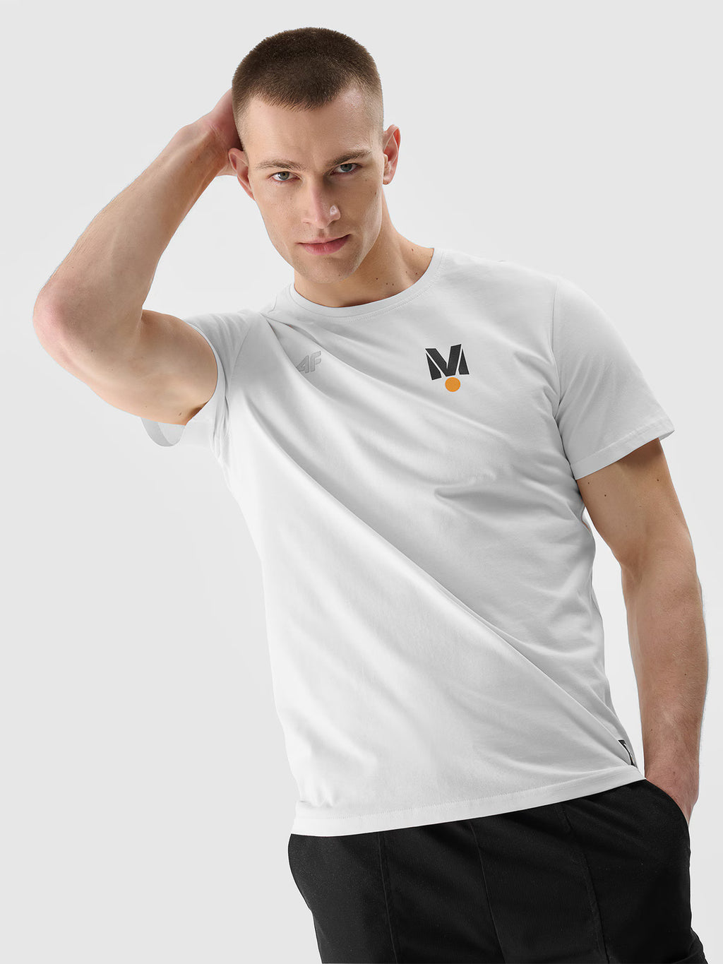 T-shirt regular z nadrukiem uniseks 4F x Drift Masters