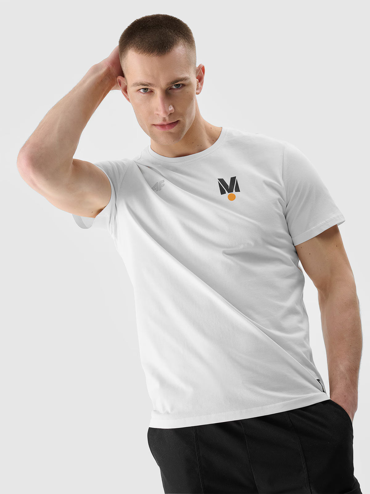 T-shirt regular z nadrukiem uniseks 4F x Drift Masters