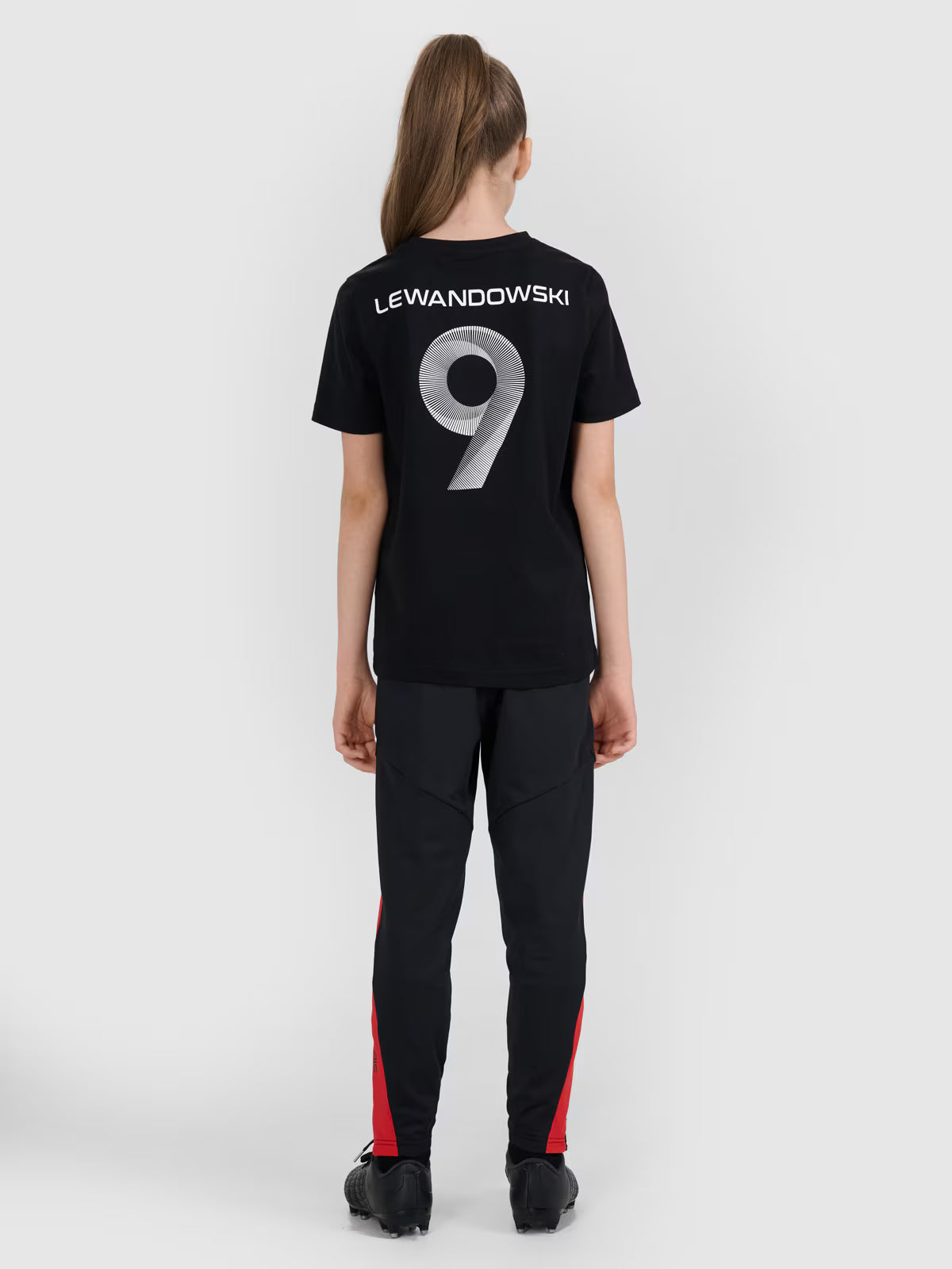T-shirt regular z nadrukiem dziecięcy 4F JUNIOR x Robert Lewandowski