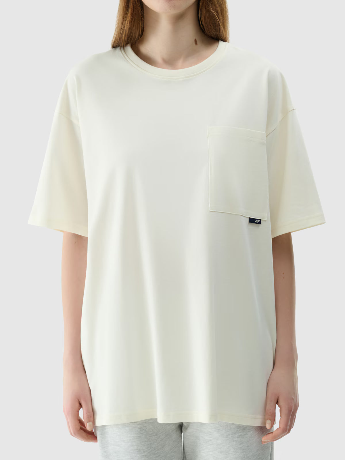 T-shirt oversize gładki uniseks