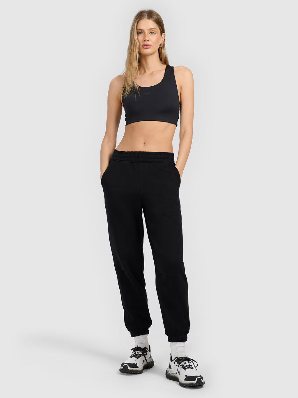 Spodnie dresowe joggery damskie