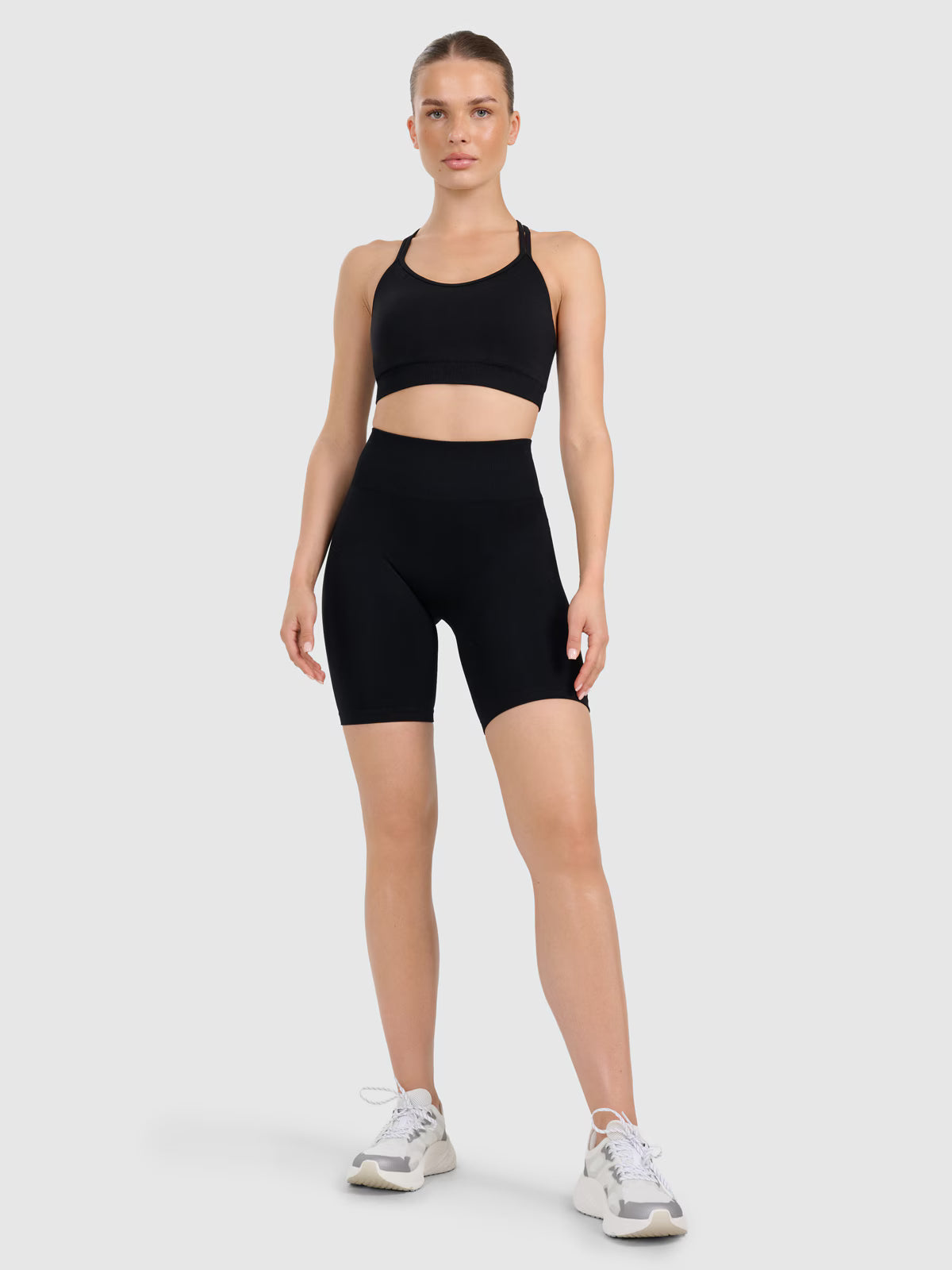 Legginsy kolarki treningowe bezszwowe damskie