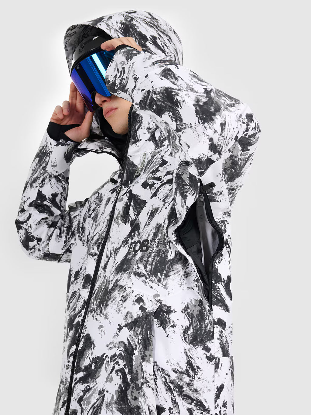 Kurtka snowboardowa membrana 15000 męska