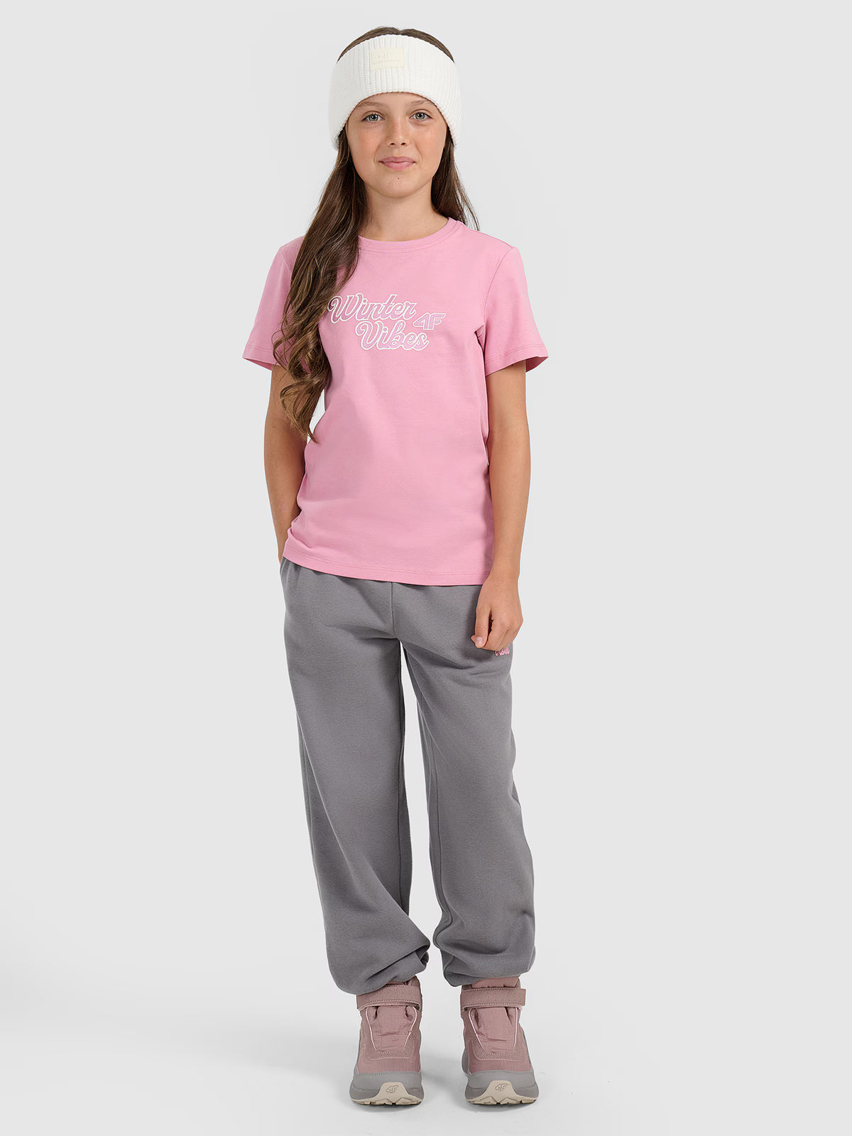 T-shirt regular z nadrukiem dziewczęcy