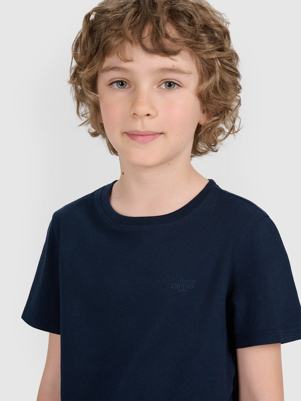 T-shirt regular gładki chłopięcy