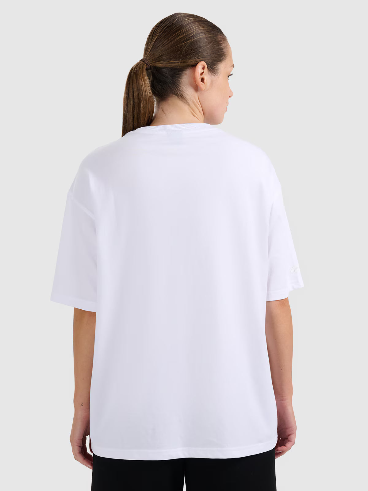 T-shirt oversize z nadrukiem damski