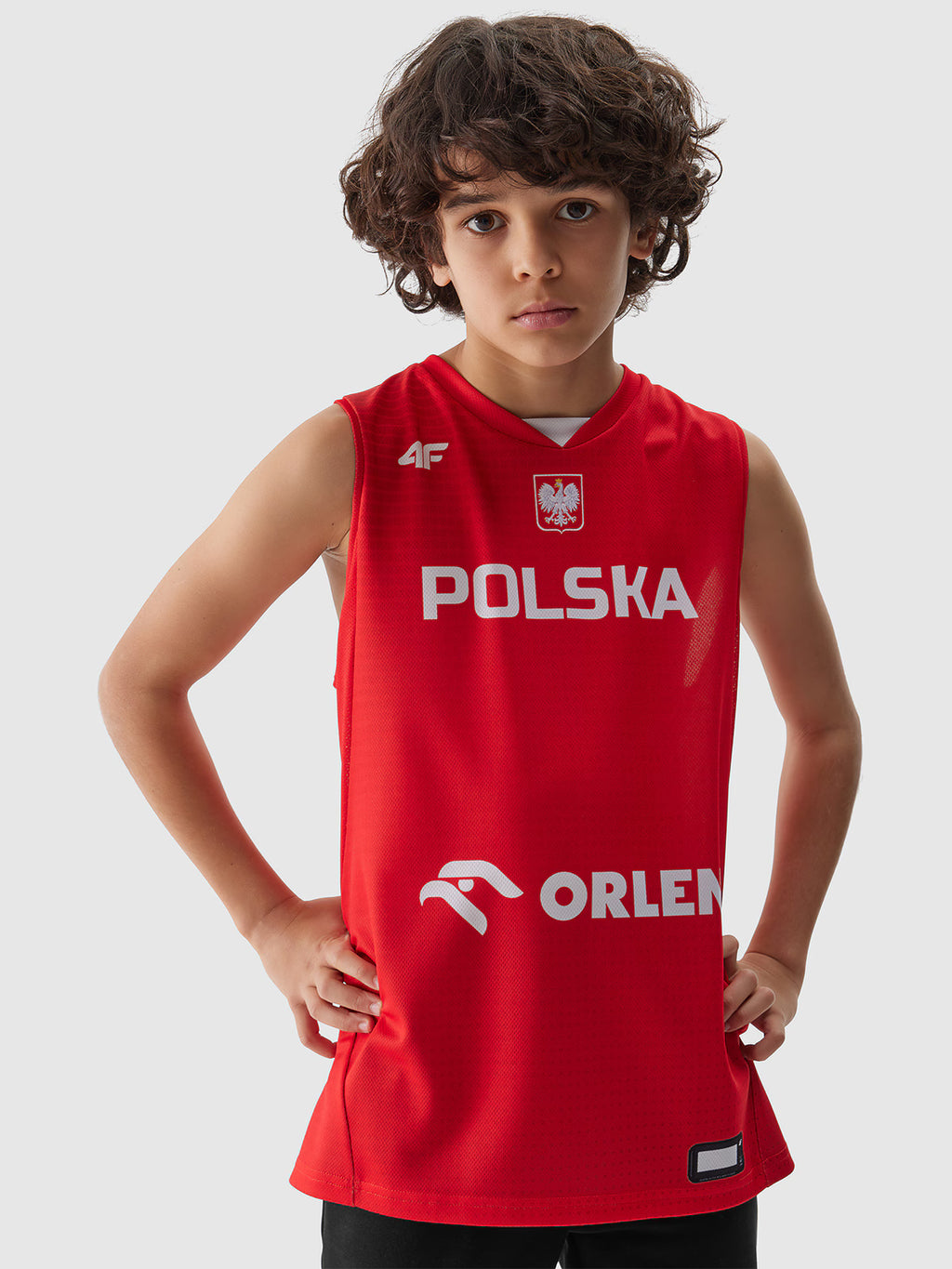 Koszulka reprezentacyjna chłopięca 4F x PZKOSZ