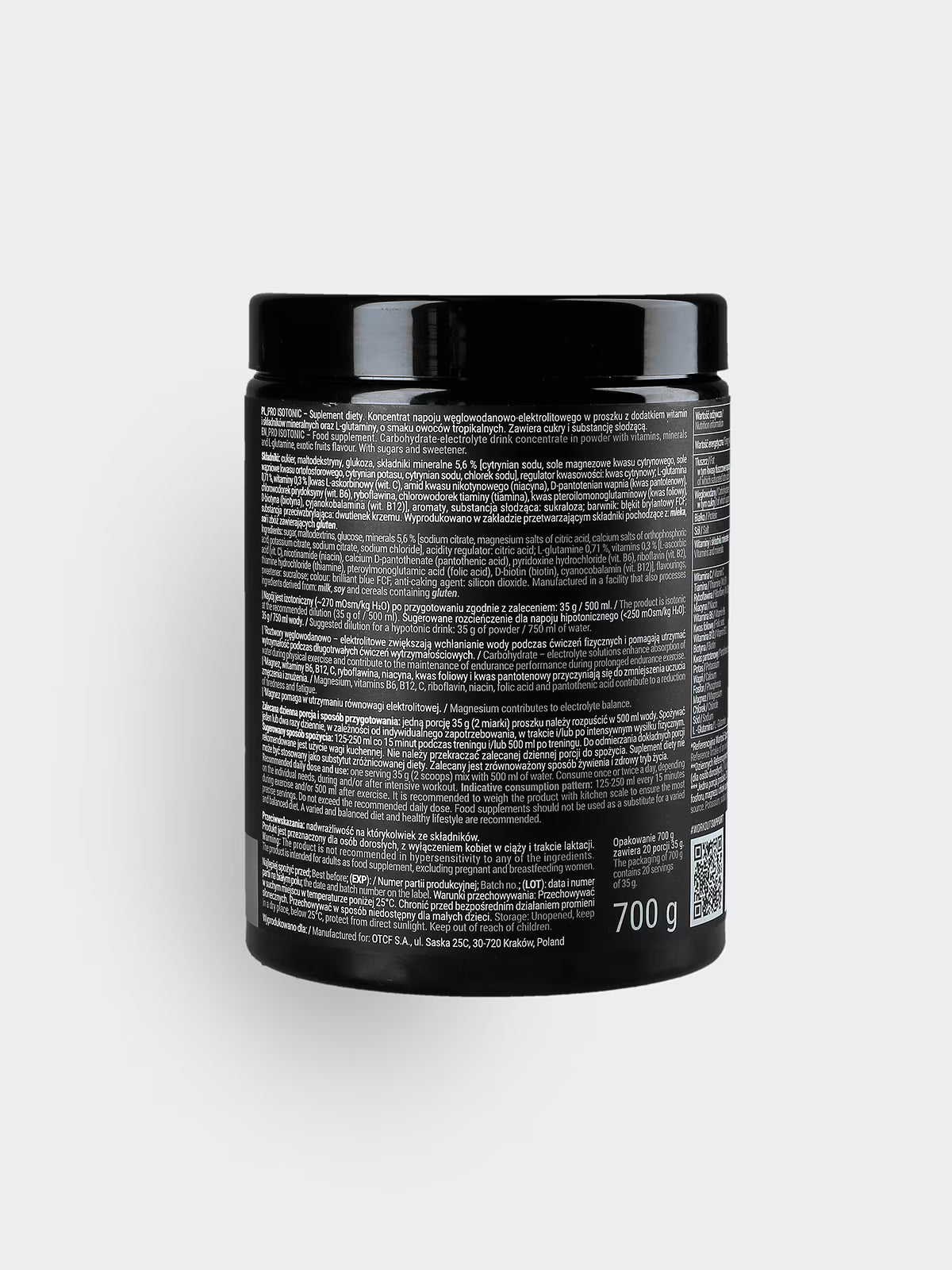 Koncentrat napoju izotonicznego Isotonic Pro