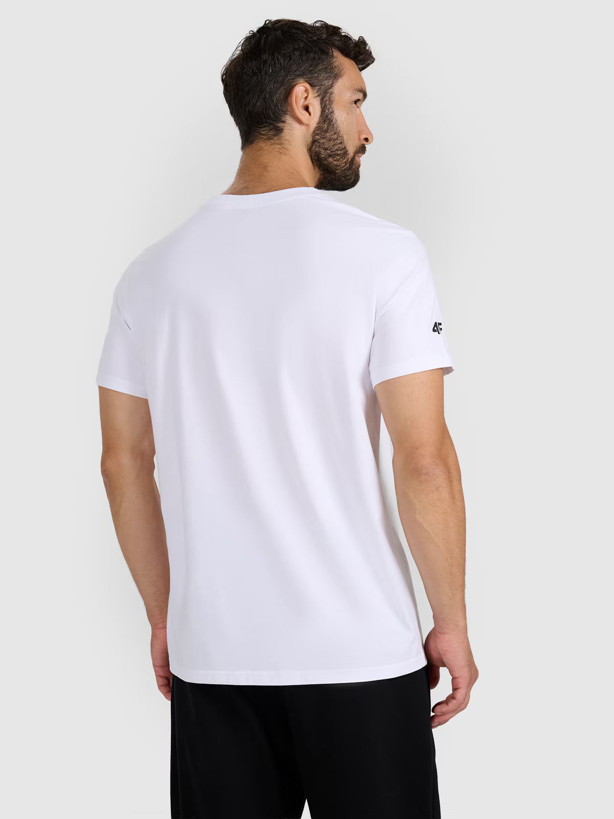 T-shirt regular z nadrukiem męski