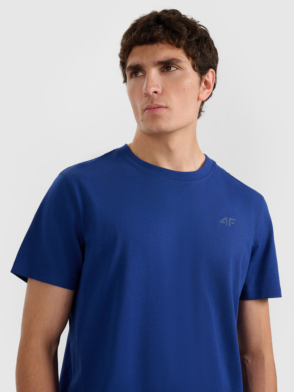 T-shirt regular gładki męski (2-pack)