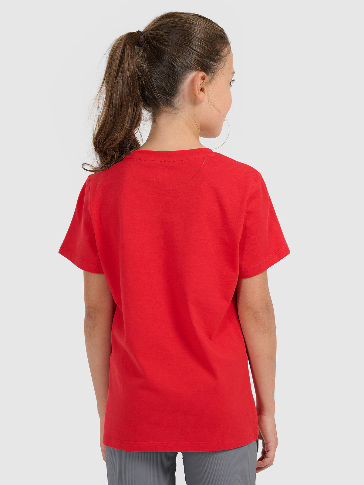 T-shirt regular z nadrukiem świątecznym dziewczęcy