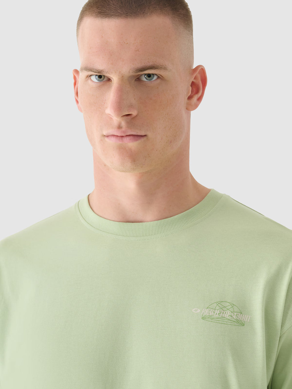 Longsleeve oversize z nadrukiem męski