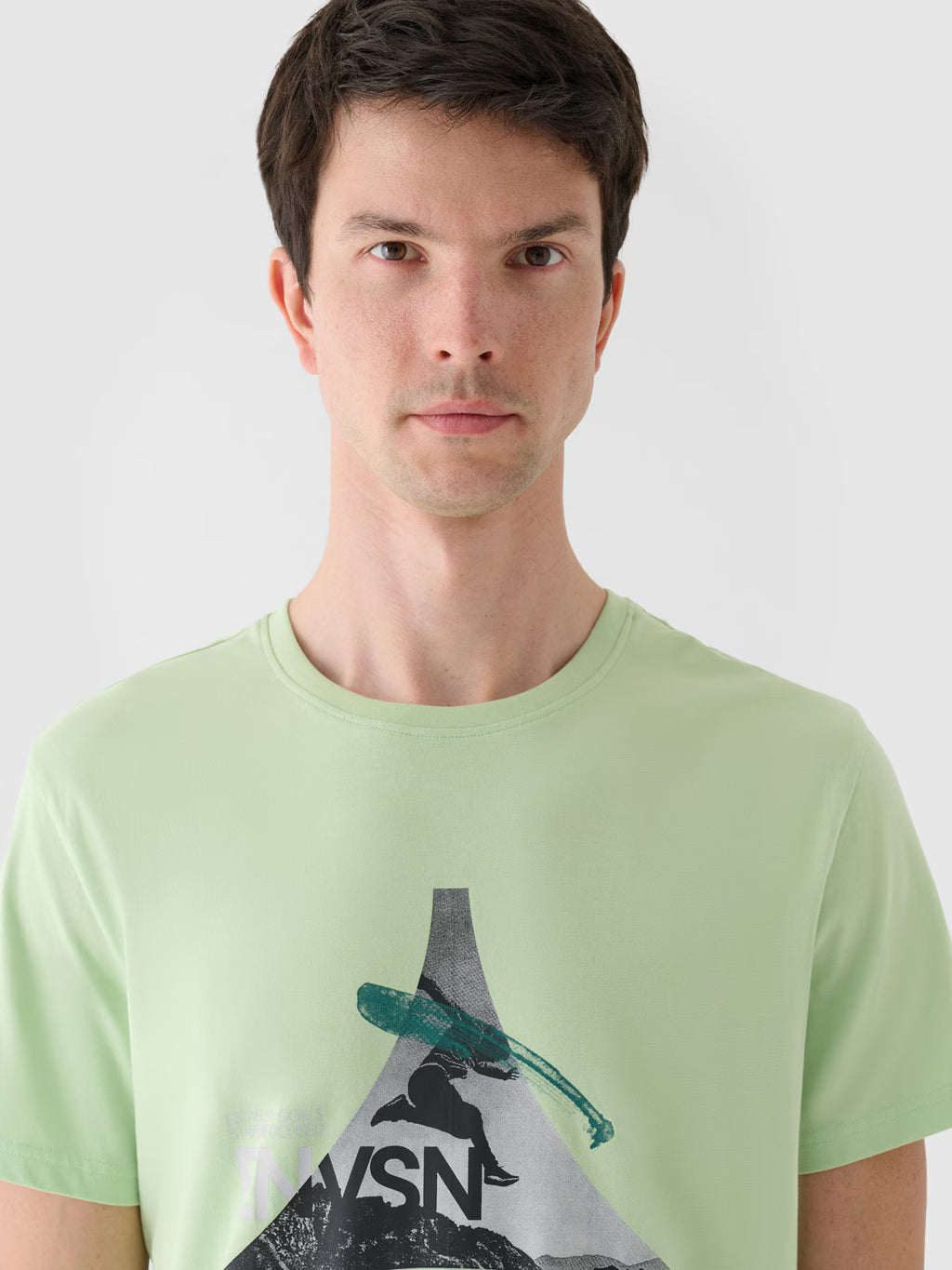 T-shirt regular z nadrukiem męski
