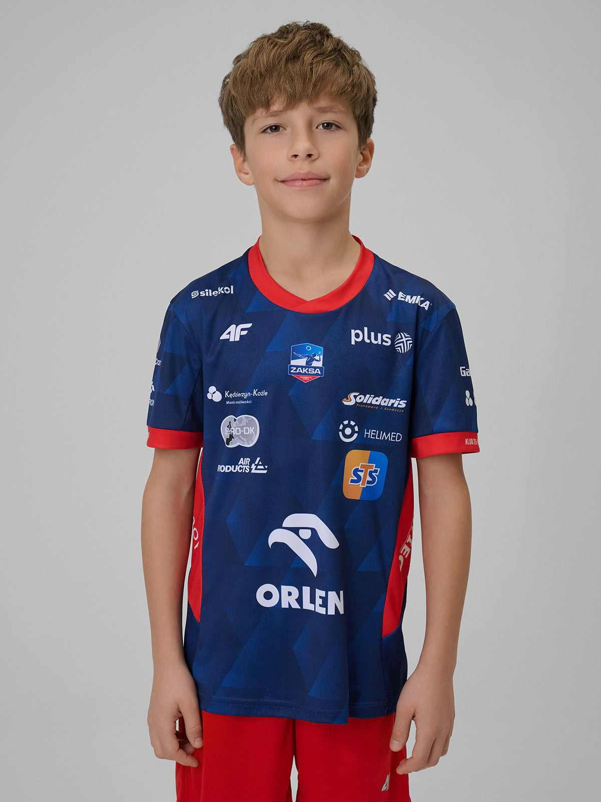 Koszulka meczowa replika domowa z sezonu 2025-26 dziecięca 4F x ZAKSA Kędzierzyn-Koźle