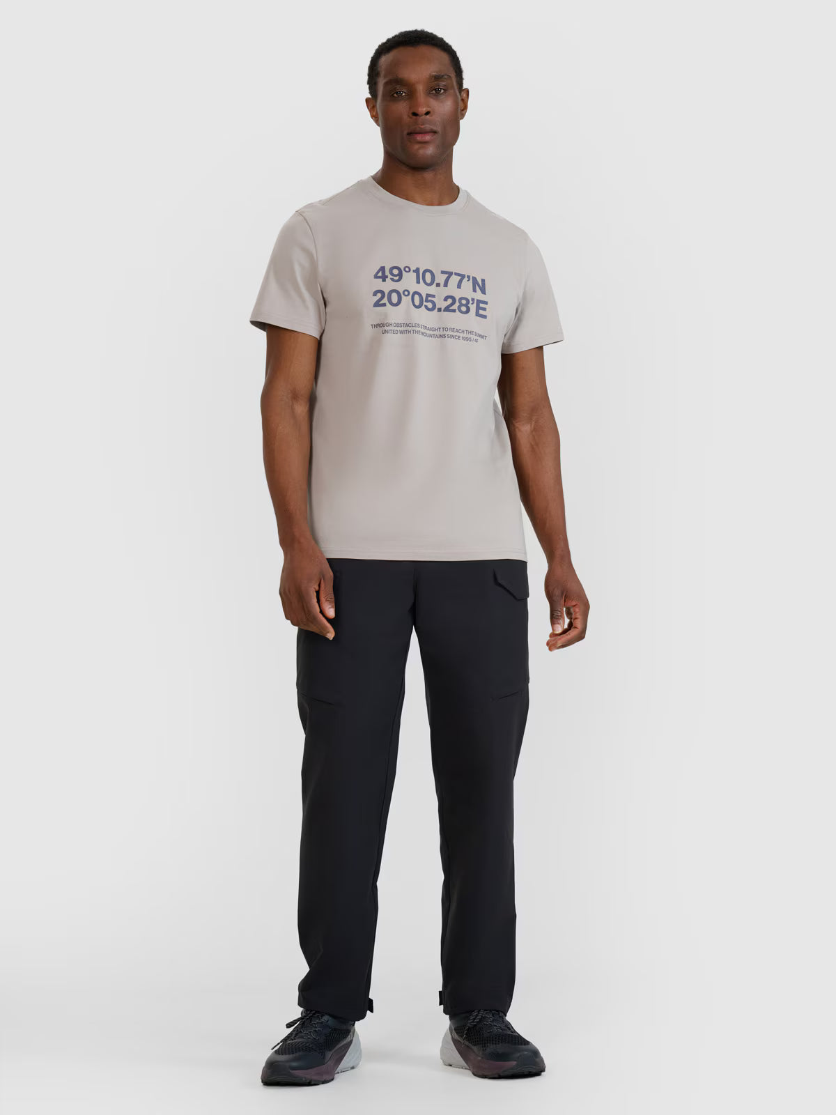 T-shirt regular z nadrukiem męski