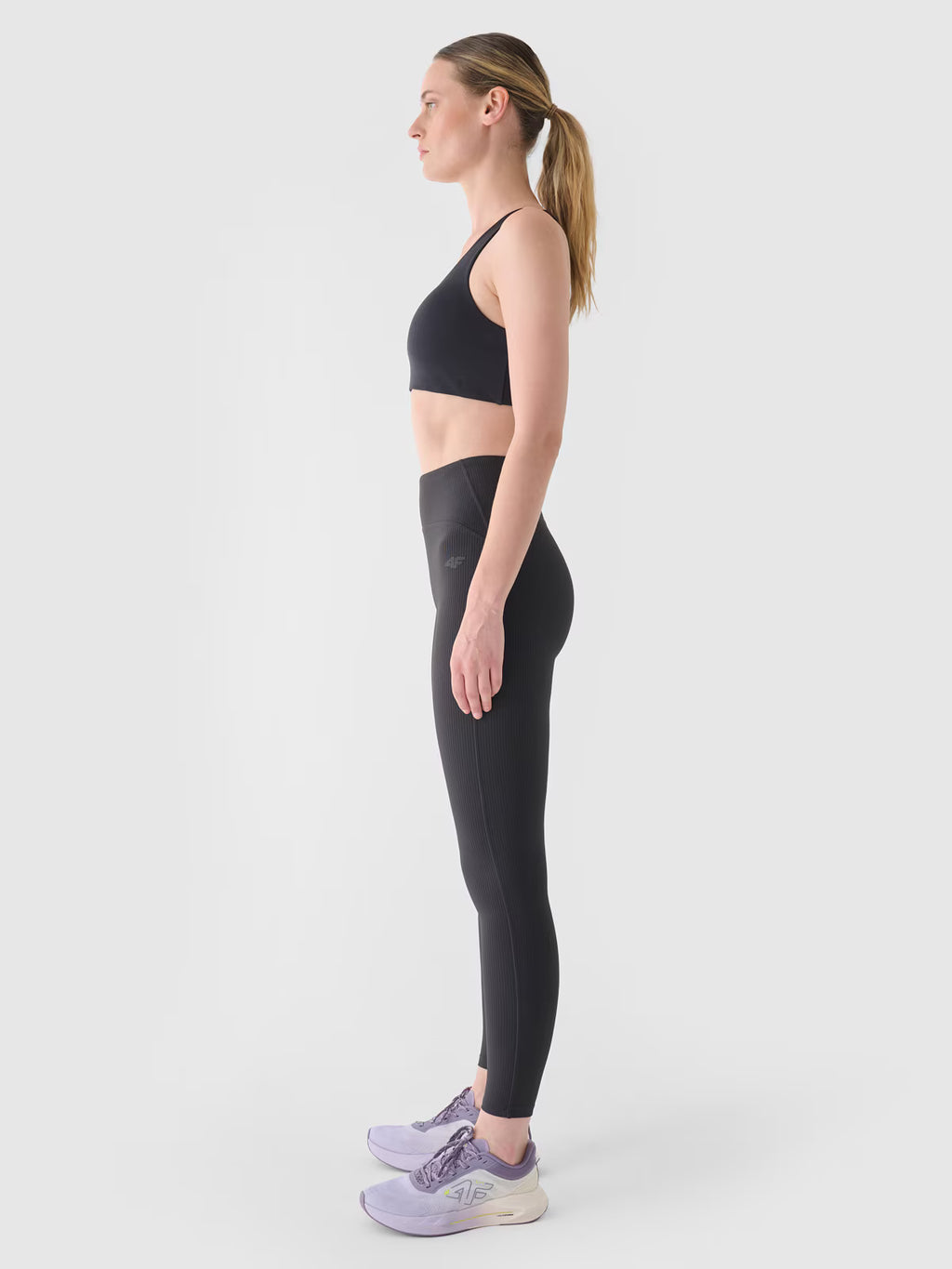 Legginsy treningowe z wysokim stanem damskie