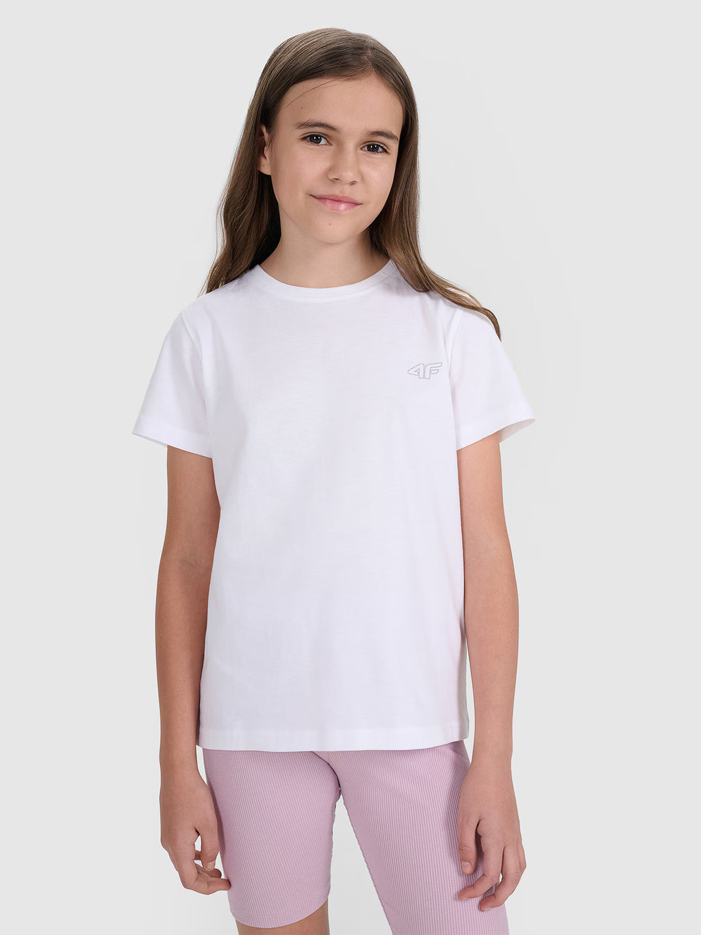 T-shirt regular gładki (2-pack) dziecięcy