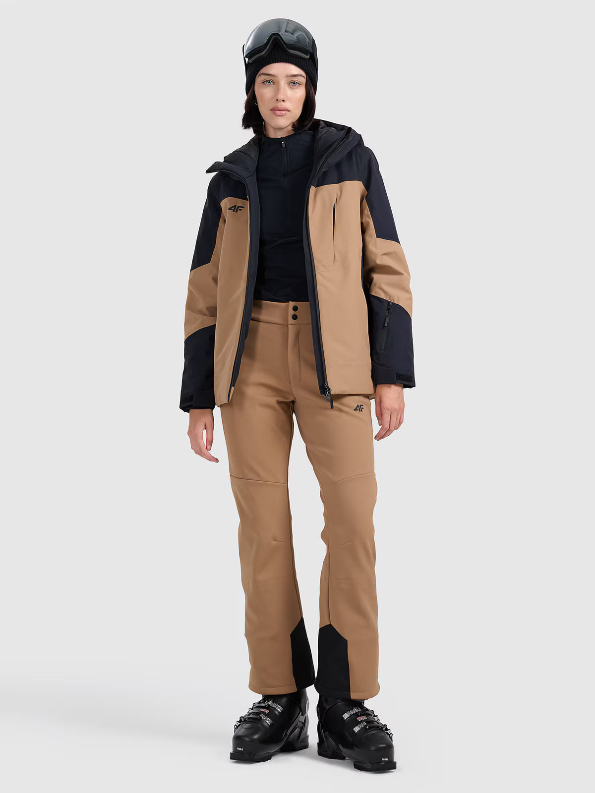 Spodnie narciarskie softshell membrana 10000 damskie