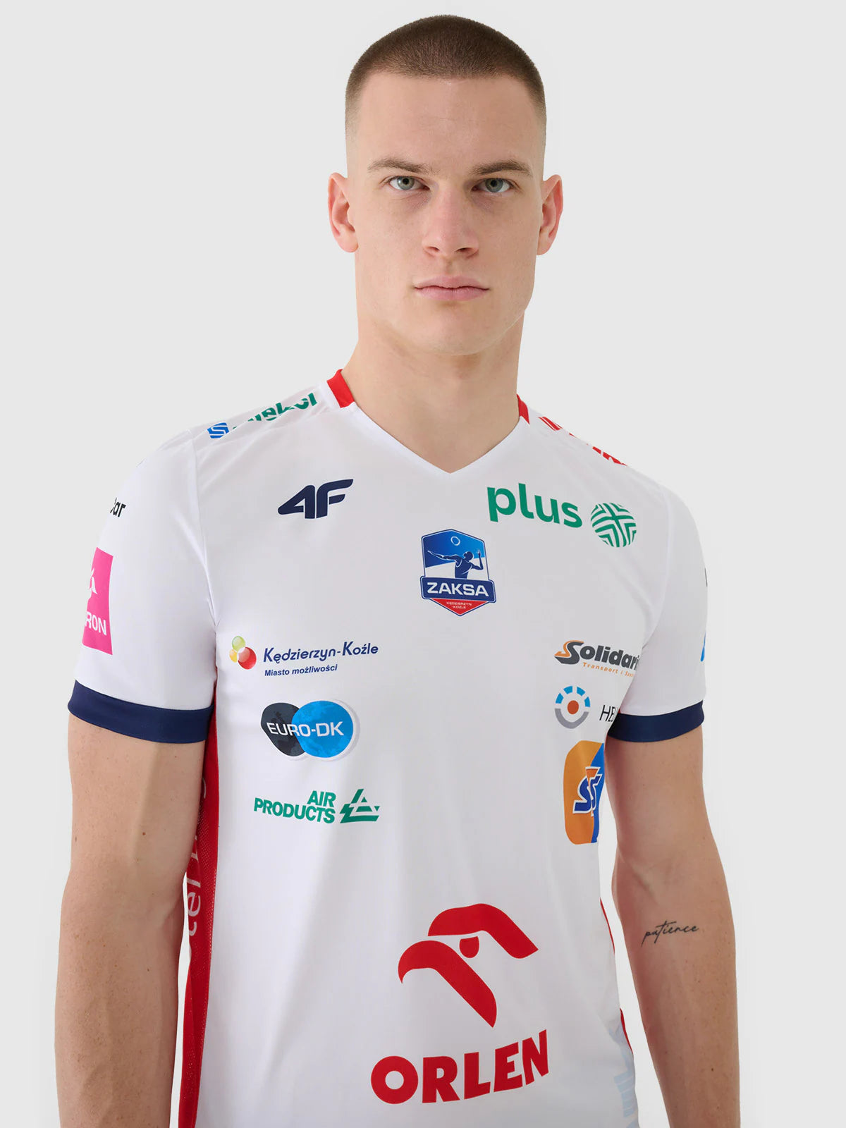 Koszulka meczowa replika wyjazdowa z sezonu 2024/25 męska 4F x Zaksa Kędzierzyn Koźle