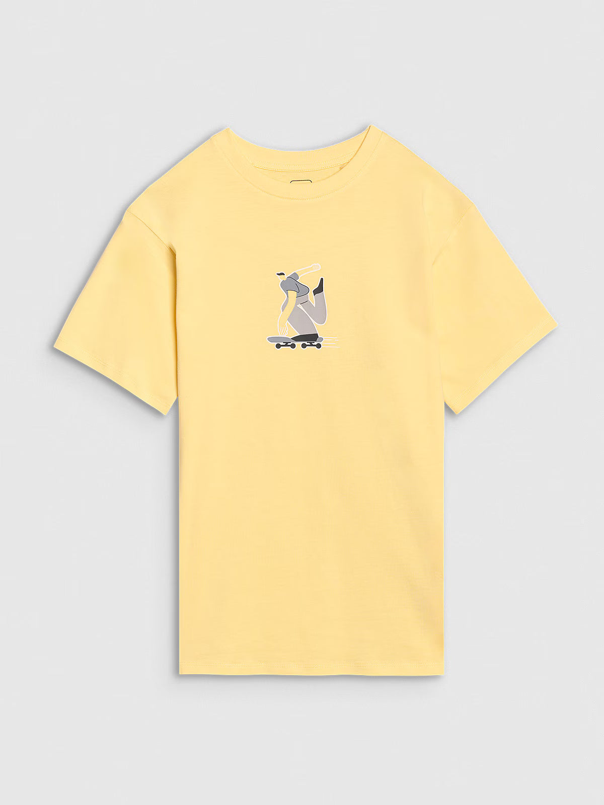 T-shirt oversize z nadrukiem chłopięcy