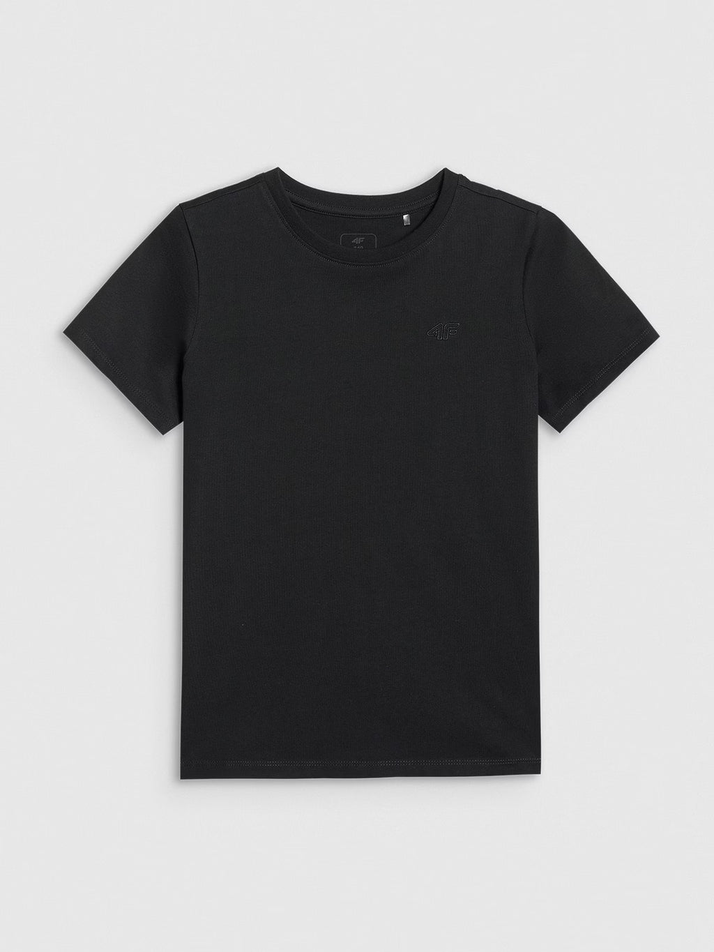 T-shirt regular gładki dziewczęcy