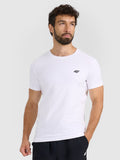 T-shirt slim gładki męski