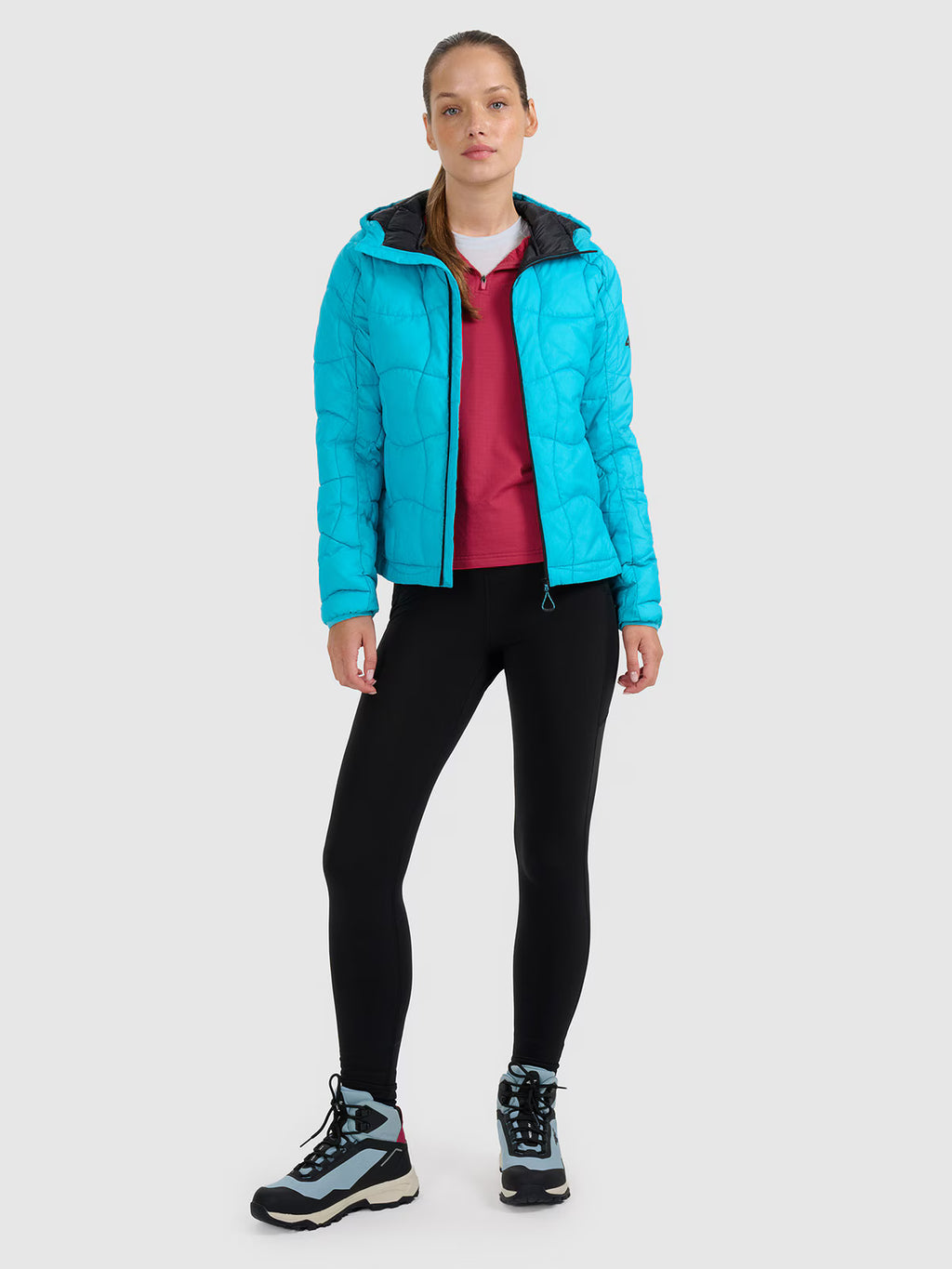 Bluza trekkingowa regular szybkoschnąca damska