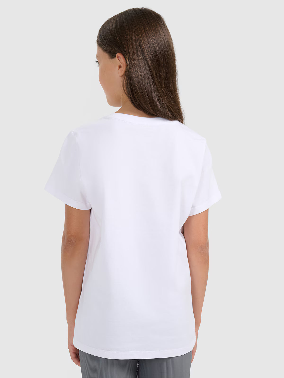 T-shirt regular z nadrukiem świątecznym dziewczęcy