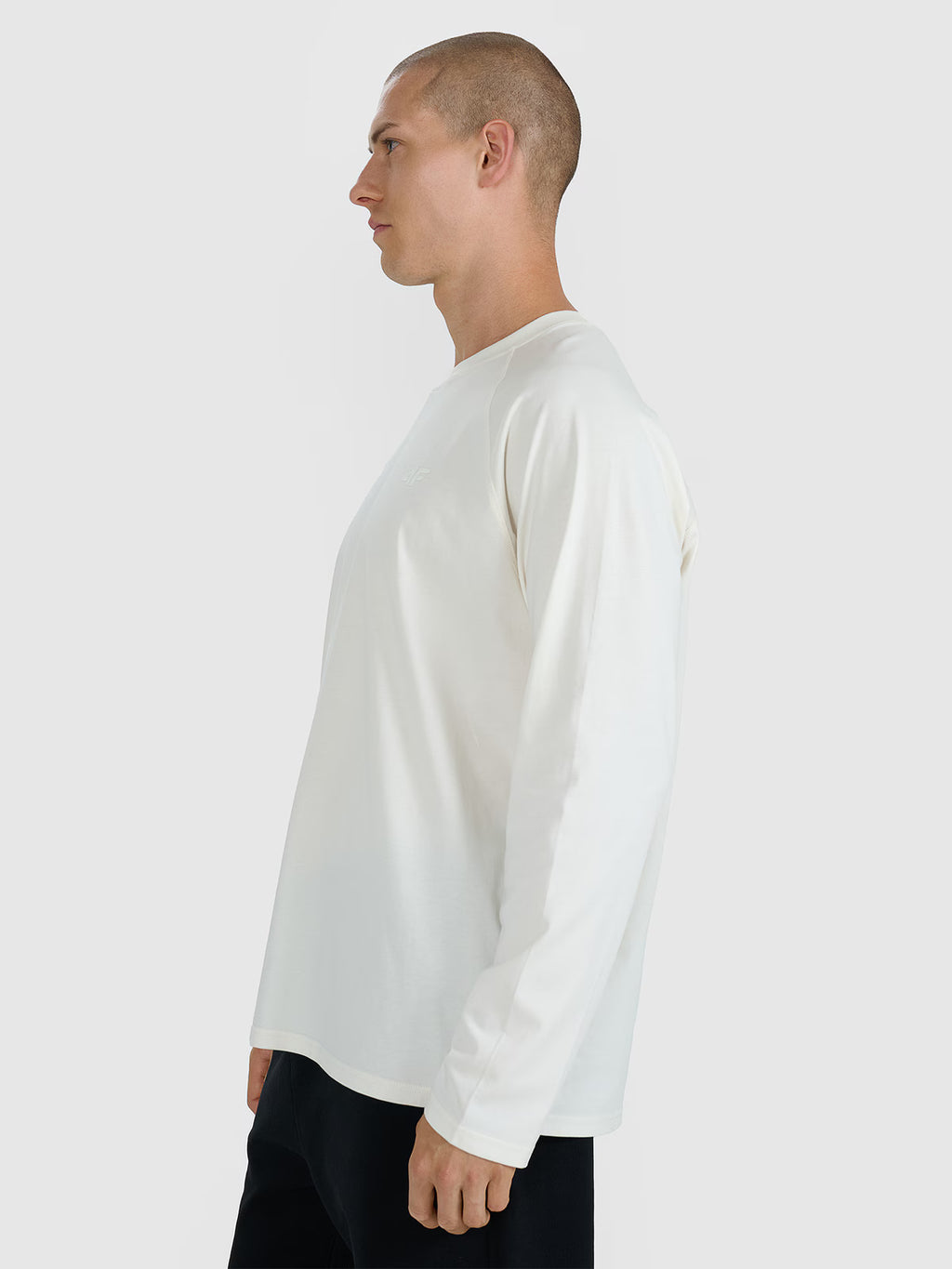 Longsleeve oversize gładki męski