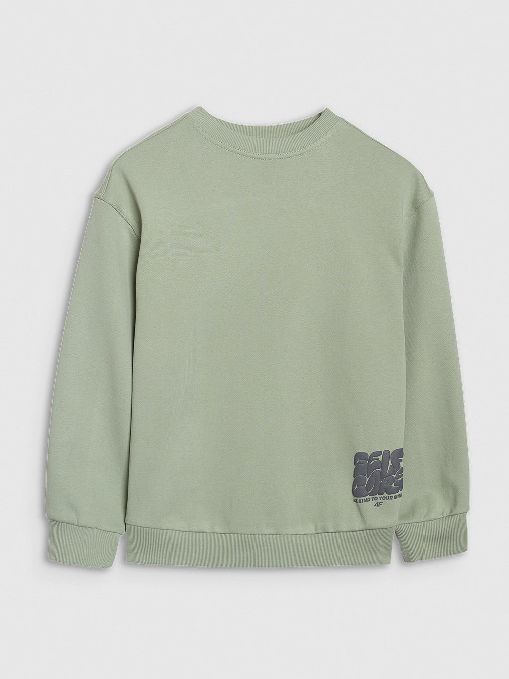Bluza dresowa oversize nierozpinana bez kaptura chłopięca