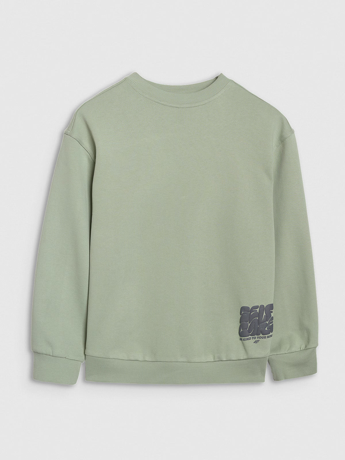 Bluza dresowa oversize nierozpinana bez kaptura chłopięca