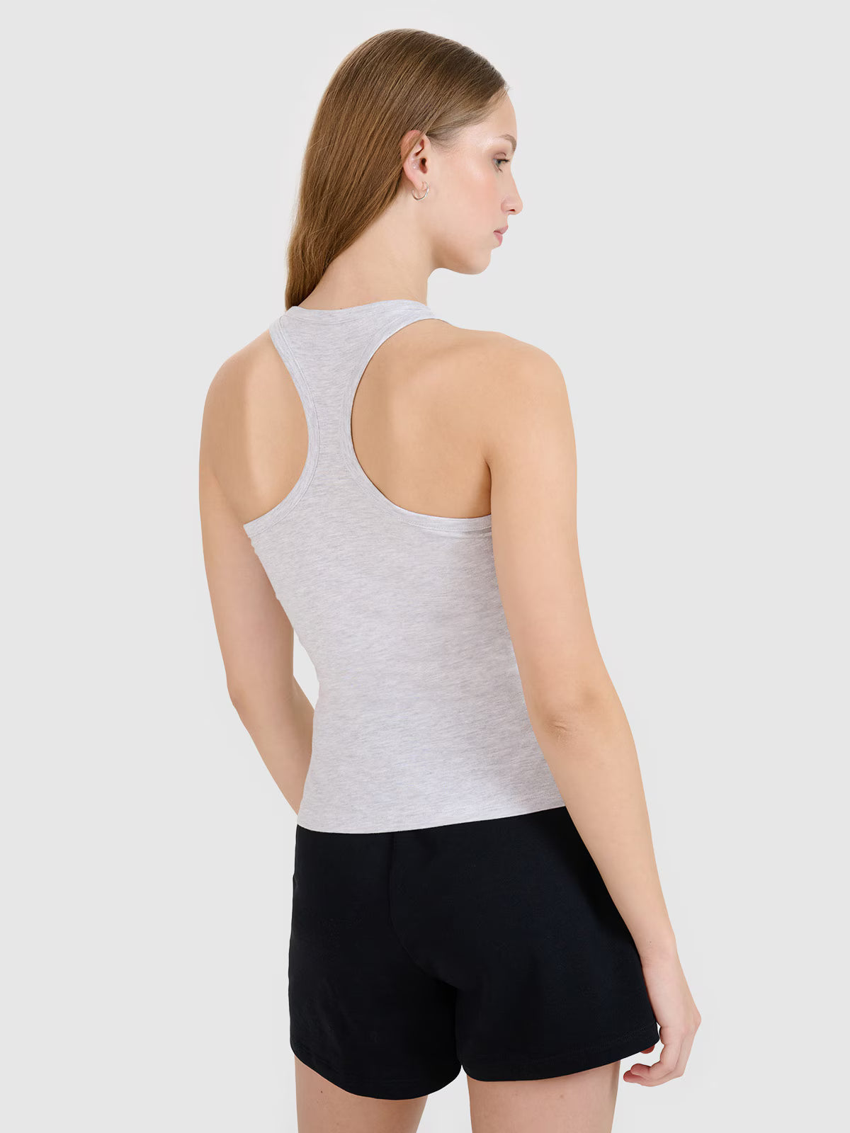 Top slim gładki damski