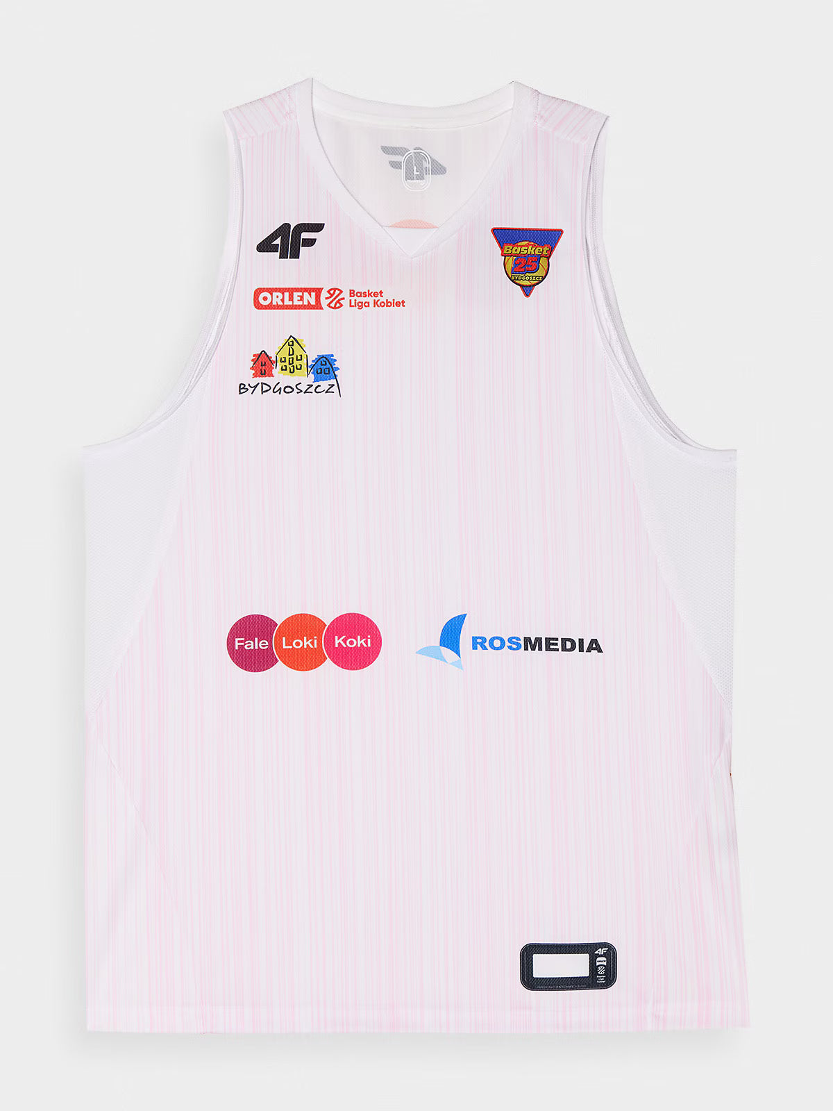 Koszulka replika domowa z sezonu 2023/24 damska 4F x KS Basket 25 Bydgoszcz