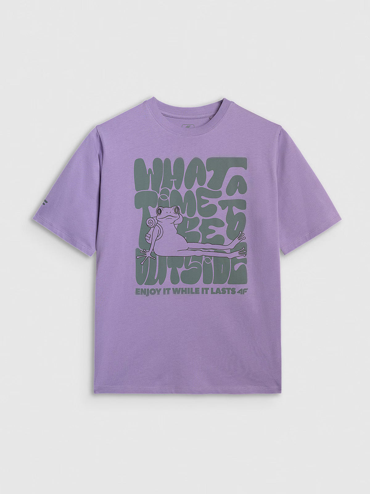 T-shirt oversize z nadrukiem chłopięcy
