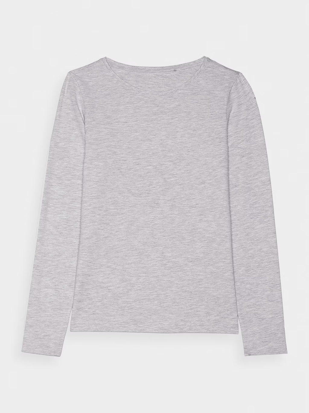 Longsleeve slim gładki damski